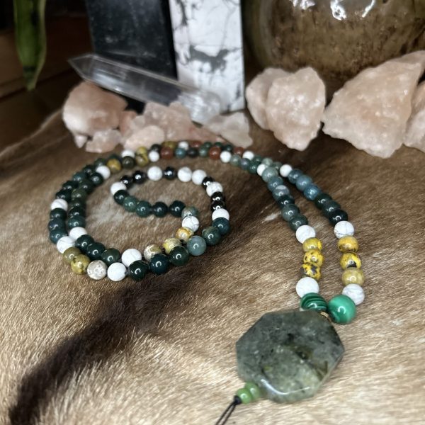 Bumblebee mala, 108 beads